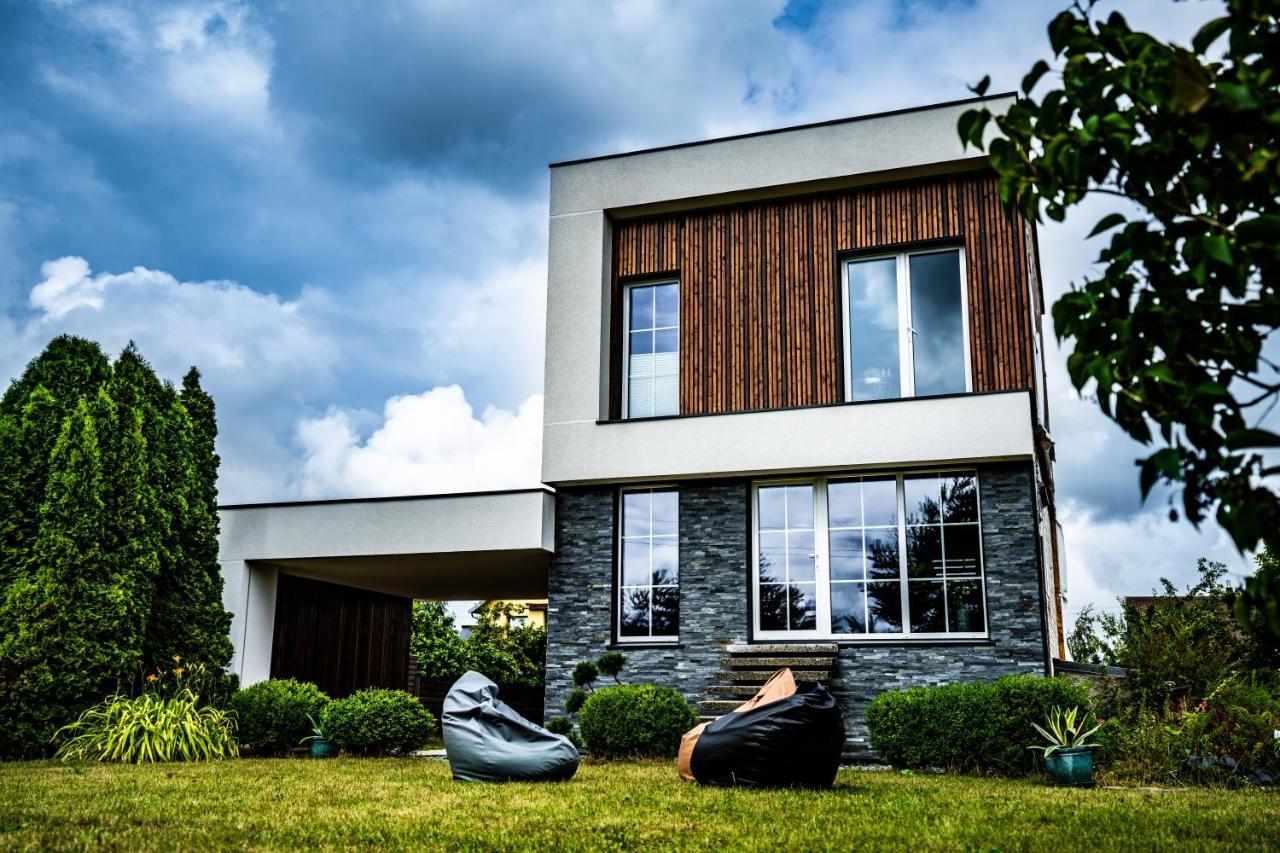 Vila Smiltyne Ant Ezero Kranto Villa Kuodziai ภายนอก รูปภาพ